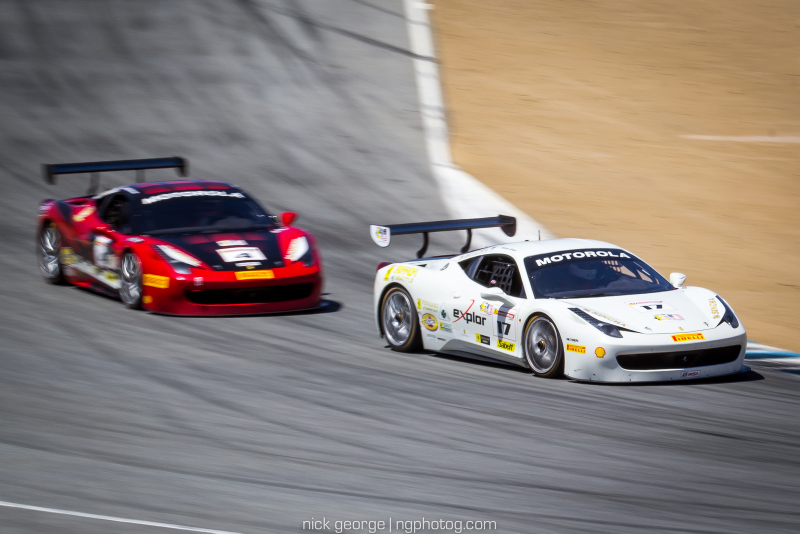 Illustration for article titled Ferrari Challenge at Laguna Seca